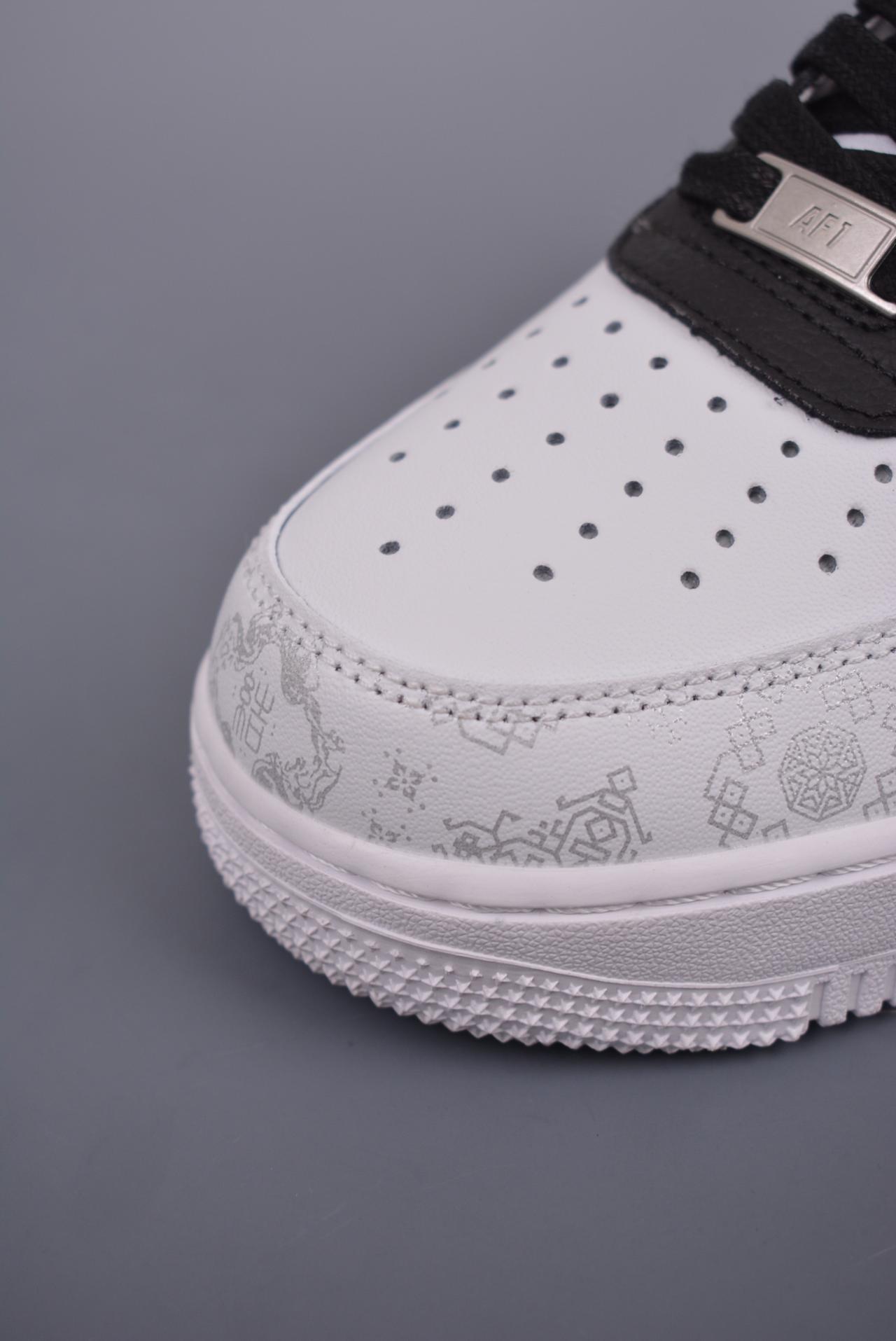 运动鞋, 篮球鞋, 球鞋, 服装, Air Force 1 Low, Air Force 1 - Air Force 1 Low Reacr Qs x CLOT 白丝绸 高帮 篮球鞋 货号：315166 100 3