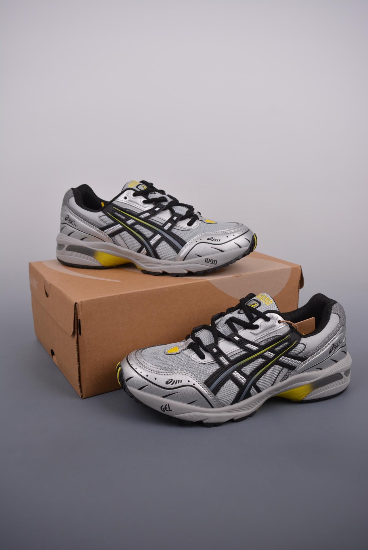 运动鞋, 跑鞋 - Asics Gel-1090 运动休闲透气专业跑鞋 鞋帮高度：中帮 颜色：灰色 官方货号：1203A159 020JS