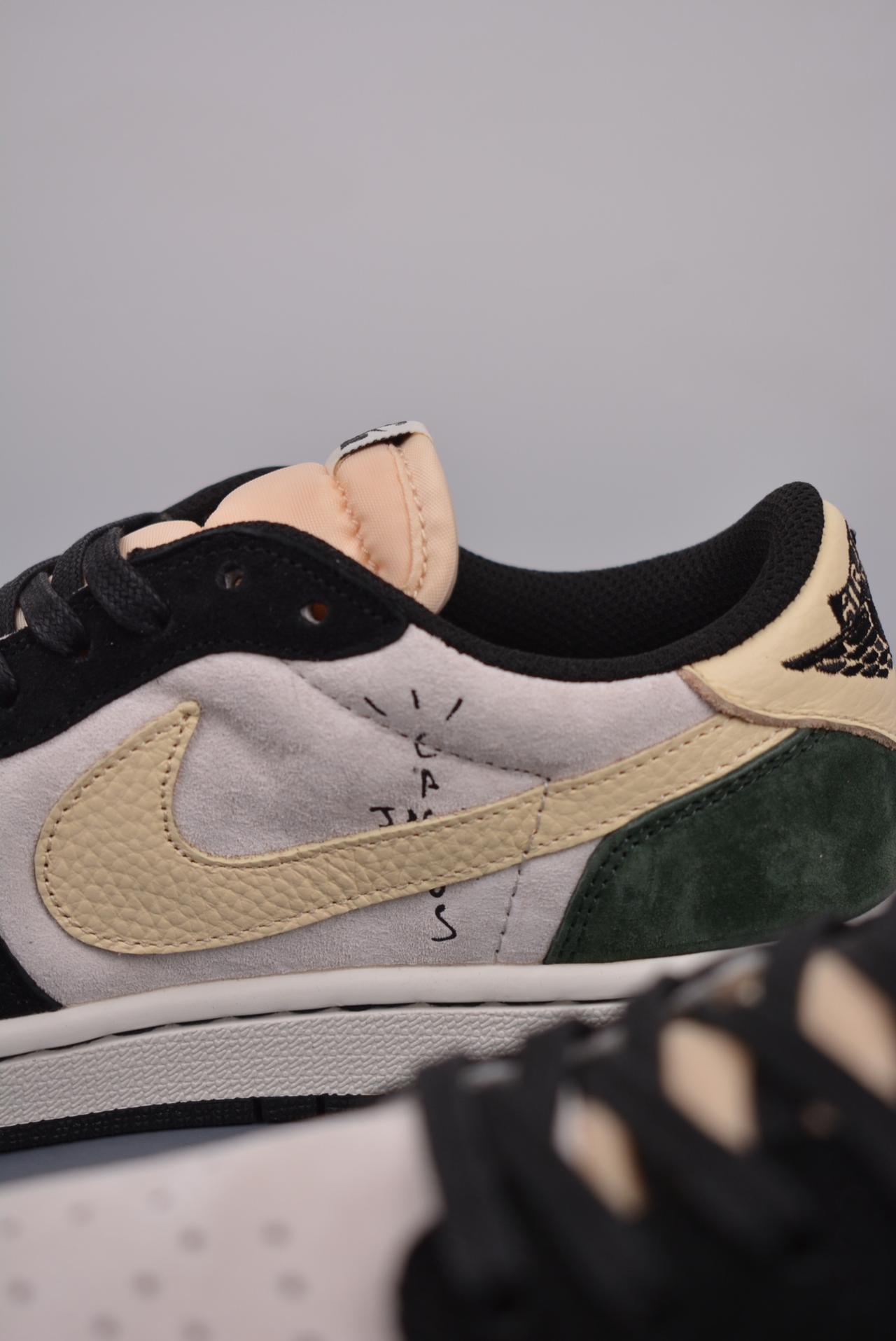运动鞋, 倒钩, Air Jordan 1 Low, Air Jordan 1 - Fragment x TS x Air Jordan 1 Low 三方联名倒钩低帮 纯原大厂出品 货号：DM7866 678OD