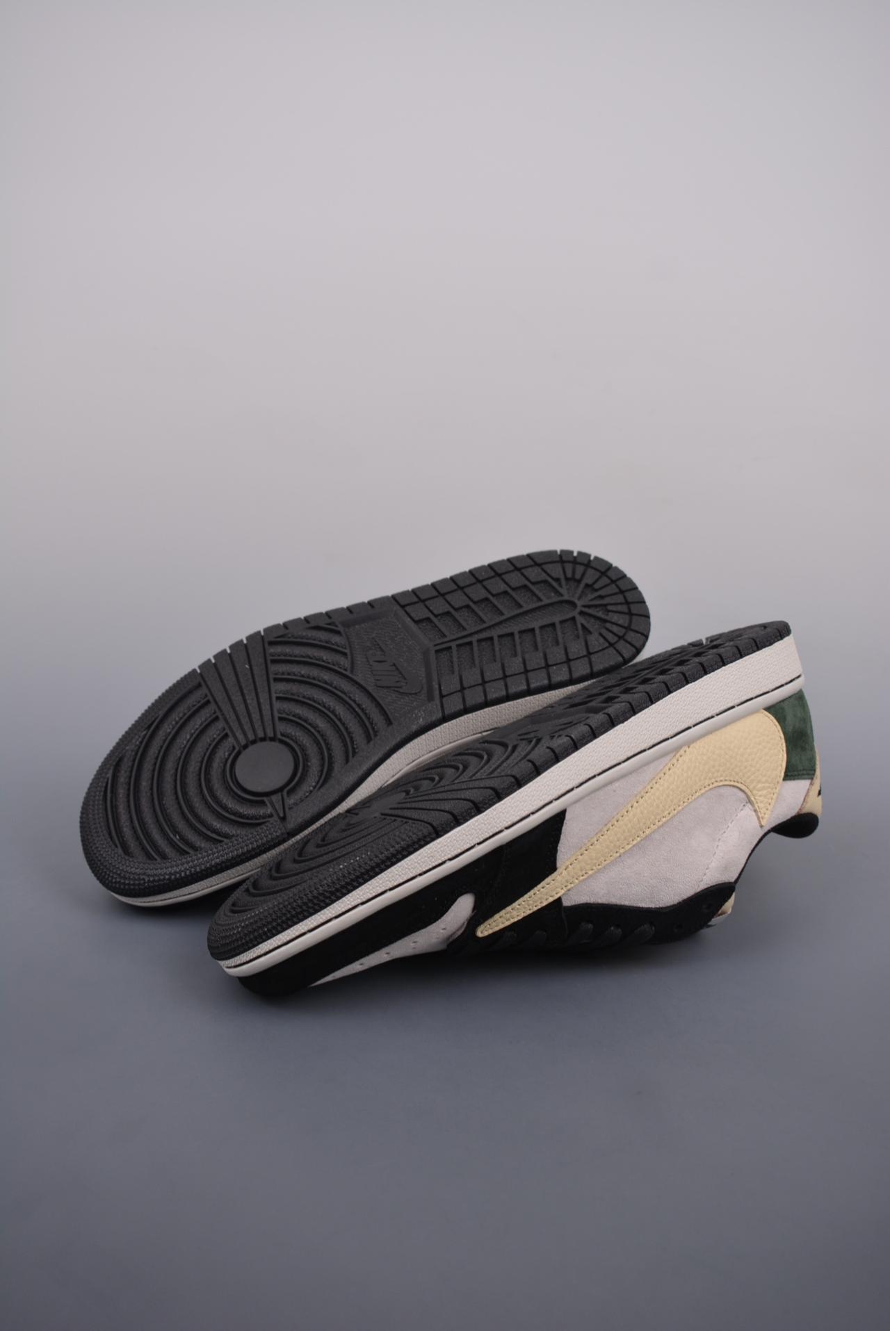 运动鞋, 倒钩, Air Jordan 1 Low, Air Jordan 1 - Fragment x TS x Air Jordan 1 Low 三方联名倒钩低帮 纯原大厂出品 货号：DM7866 678OD