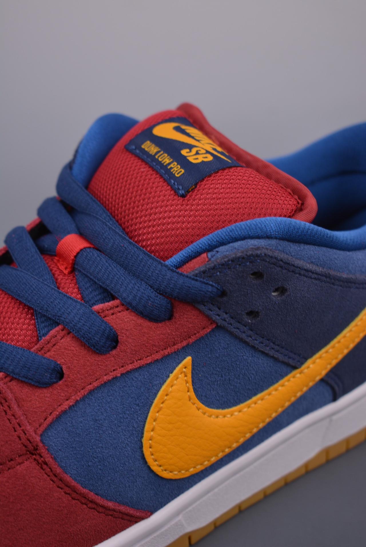 运动鞋, SB Dunk Low, Nike SB Dunk Low - Nike SB Dunk Low 巴塞罗那 鞋子类型：低帮 纯原大厂出品
颜色：巴塞罗那队标蓝橙色
货号：DJ0606 400JS
尺码：36 36.5 37.5 38 38.5 39 40 40.5 41 42 42.5 43 44 44.5 45 46 47.5