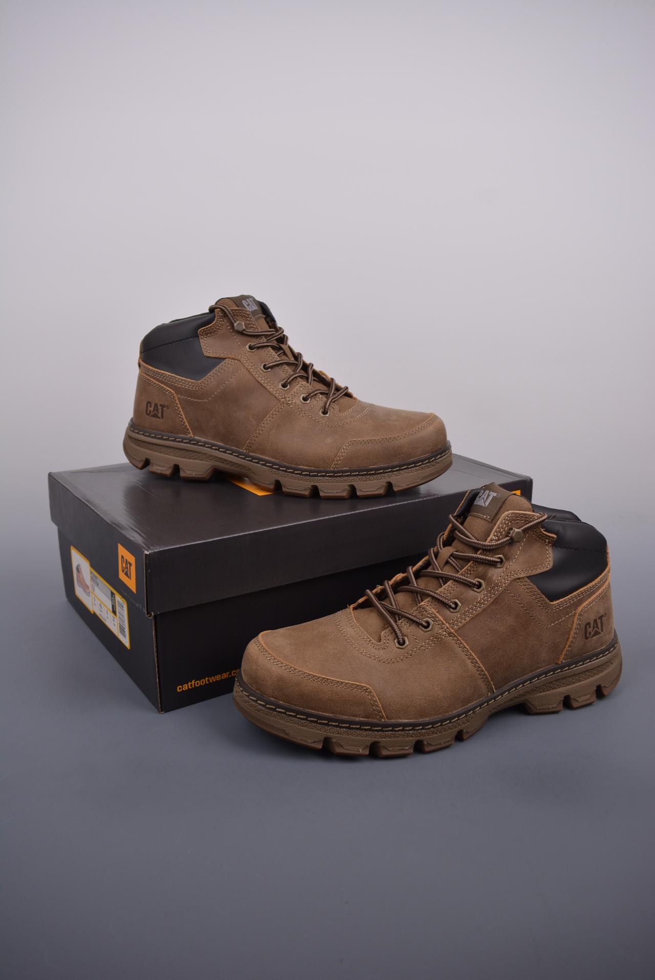 运动鞋 - CAT FOOTWEAR 卡特经典热销款MD橡胶大底 皮质材料 高帮 皮鞋码 鞋面进口意大利油蜡小牛皮 颜色无法辨别 货号：天猫同款2023ss