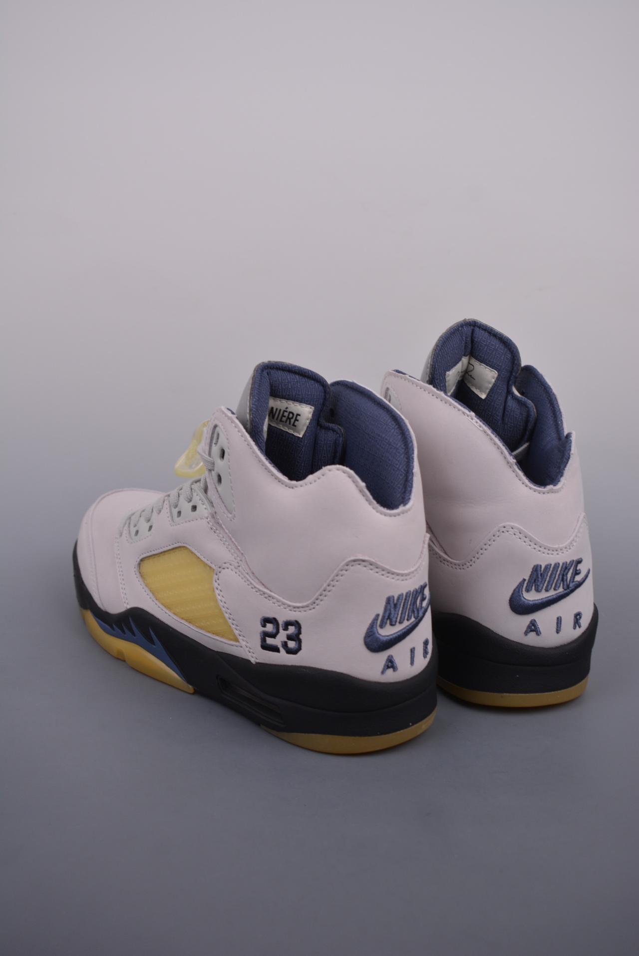 运动鞋, 篮球鞋, 球鞋, Air Jordan 5 - Air Jordan 5 Retro 白灰 复刻 高帮篮球鞋 货号：FZ5758 004GF