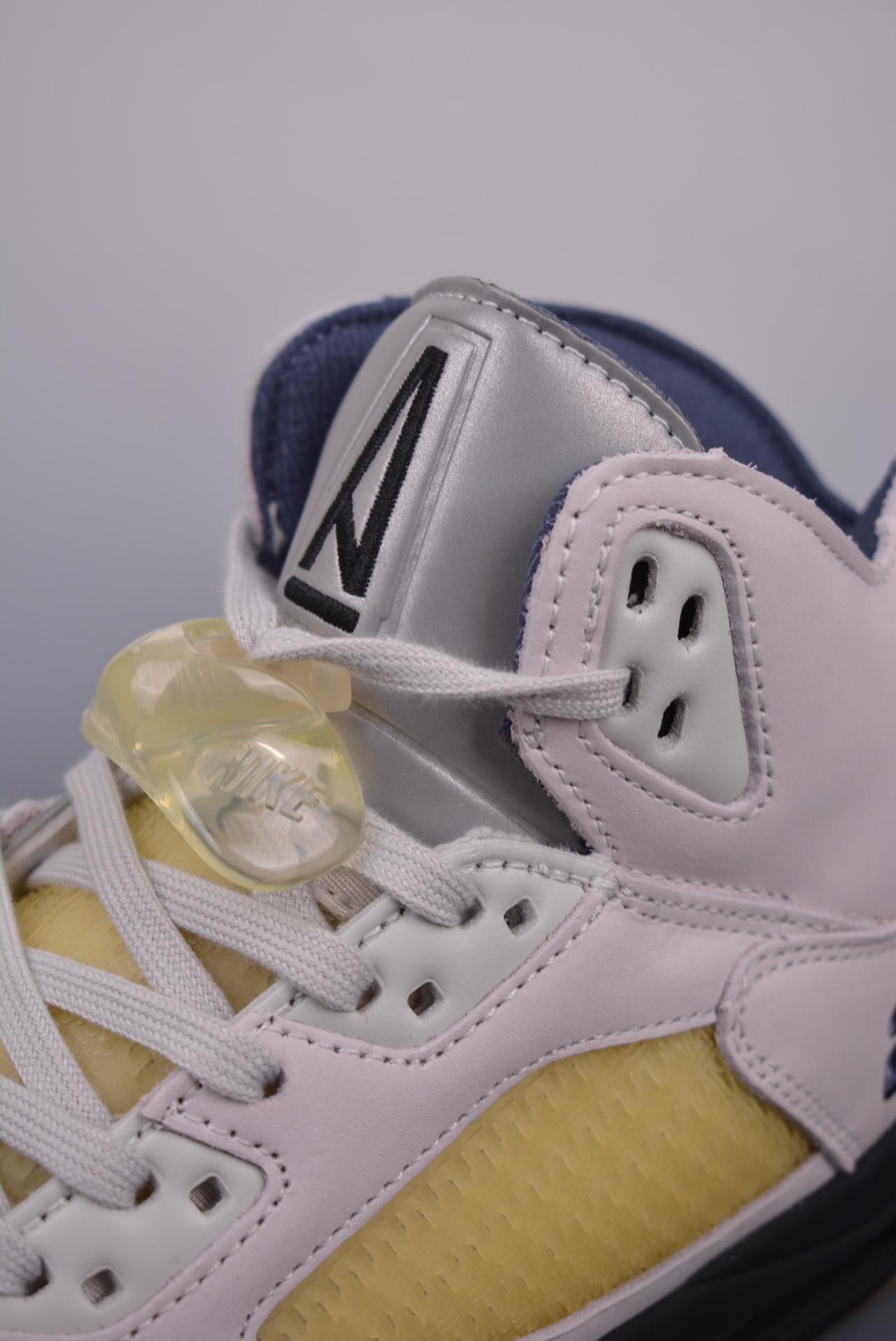 运动鞋, 篮球鞋, 球鞋, Air Jordan 5 - Air Jordan 5 Retro 白灰 复刻 高帮篮球鞋 货号：FZ5758 004GF