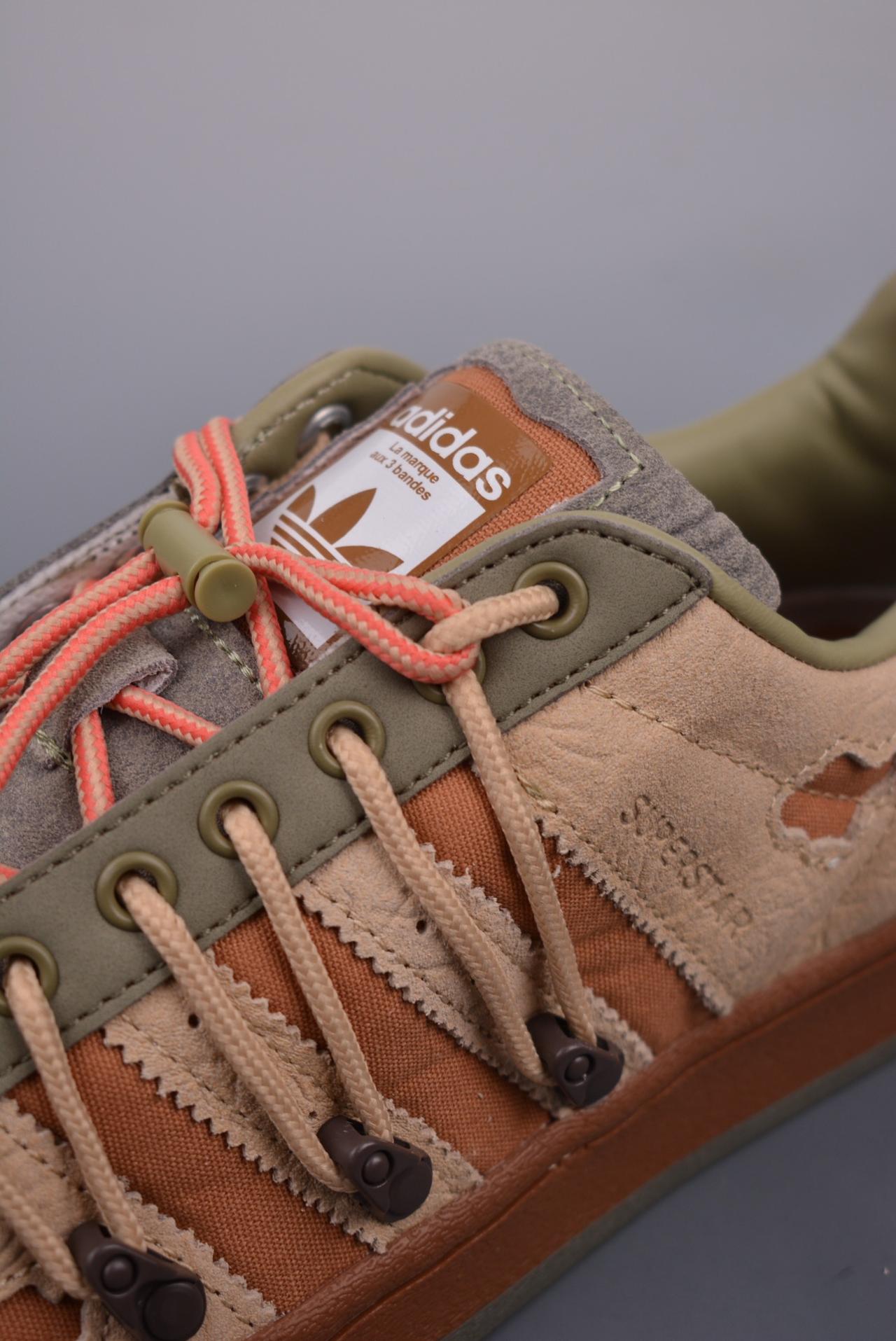 运动鞋, 贝壳头, 解构, 板鞋, 服装, adidas - Adidas SUPERSTAR 解构绑带 鞋子类型：板鞋 鞋帮高度：低帮 货号：HO6340Q
