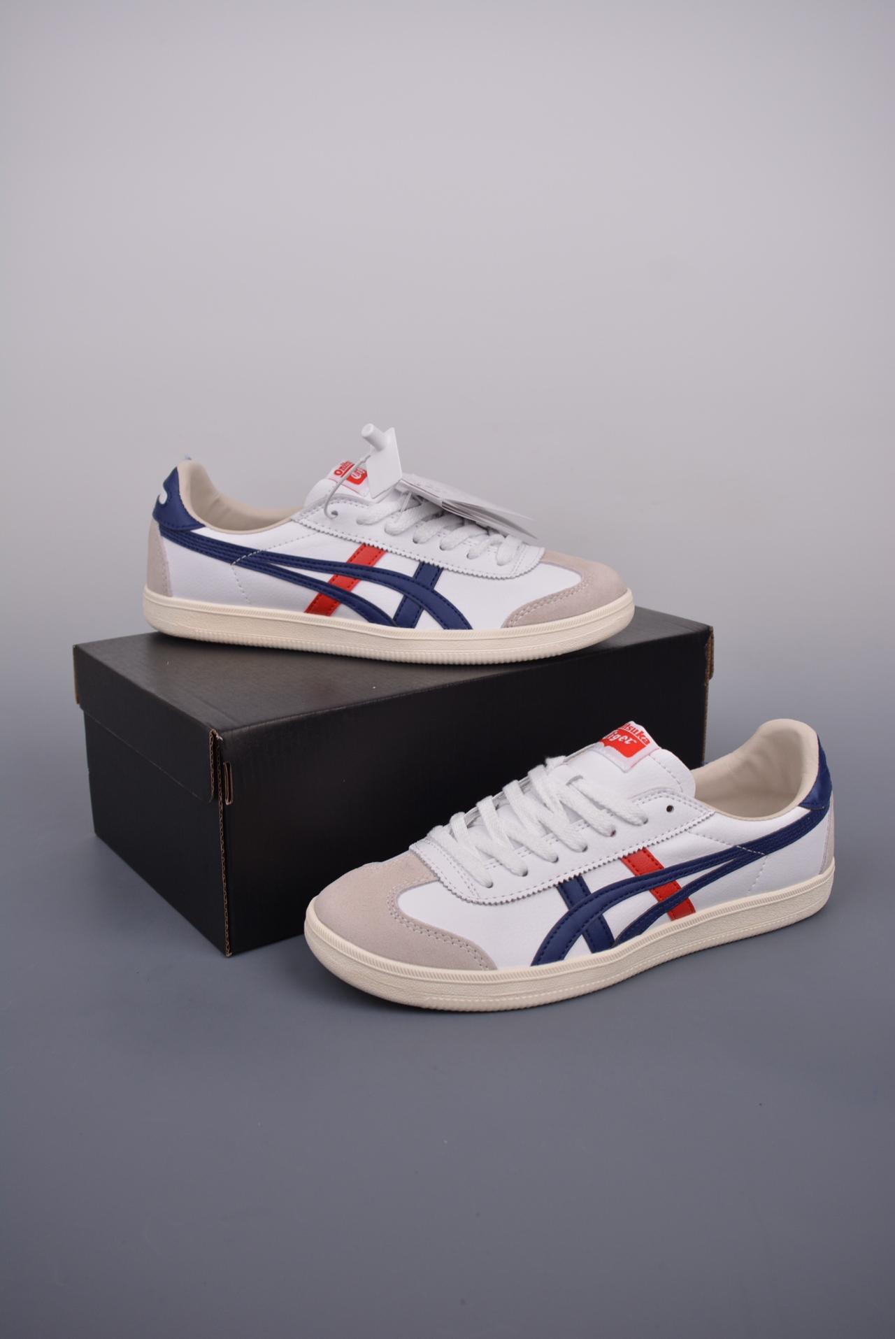 跑鞋 - Onitsuka Tiger Tokuten 休闲跑鞋 低帮 灰色 货号: 1183C095HLD