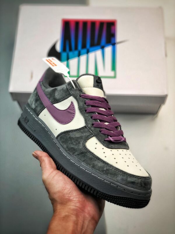 篮球鞋, 球鞋, Nike Air Force 1 '07 Low, NIke Air Force 1 '07, Nike Air Force 1, CW2288-111, Air Force 1 - Nike Air Force 1 '07 Low 灰雾紫 高帮篮球鞋 货号：CW2288-111。