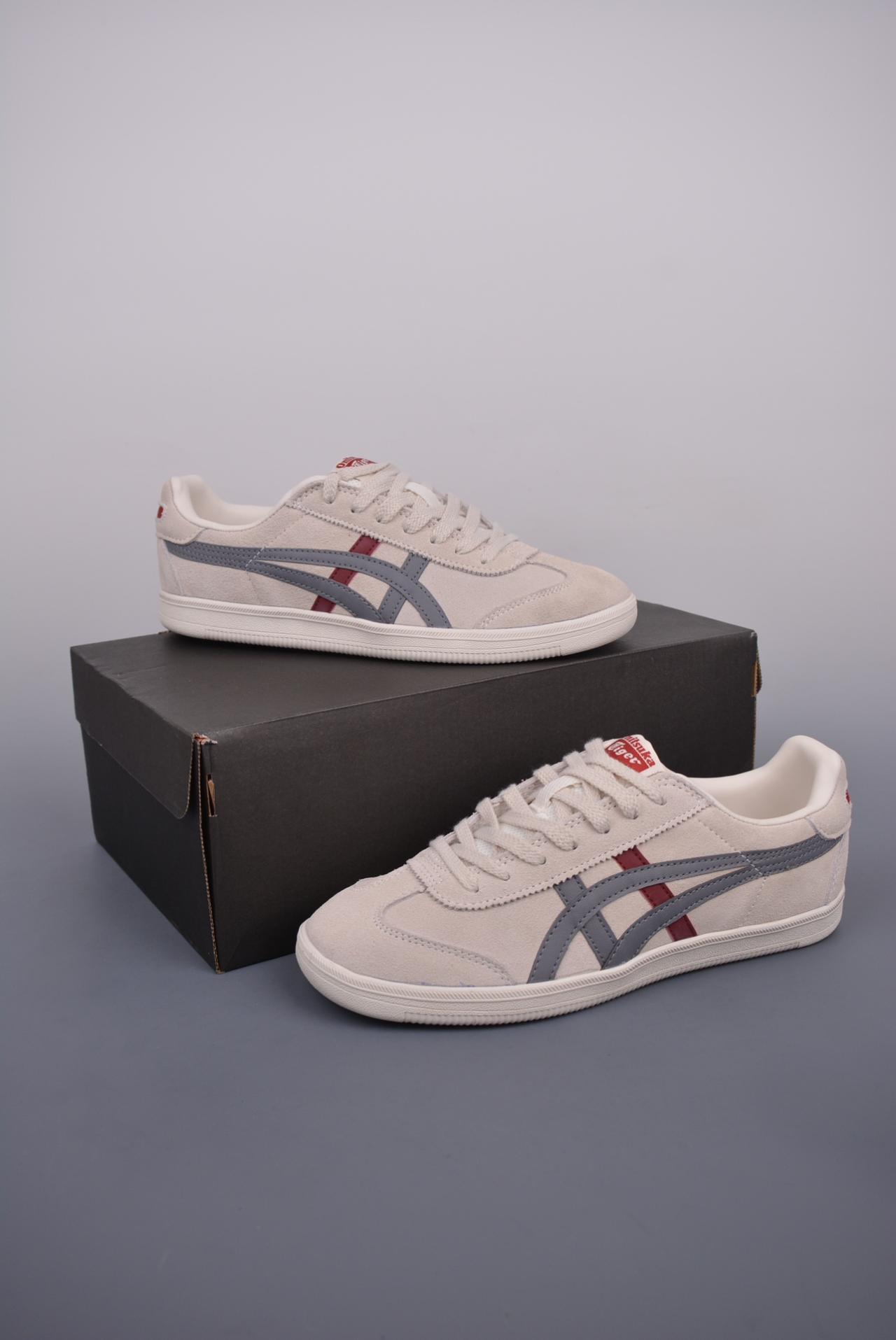 跑鞋 - Onitsuka Tiger Tokuten 休闲跑鞋 低帮 灰色 货号: 1183A907HLD