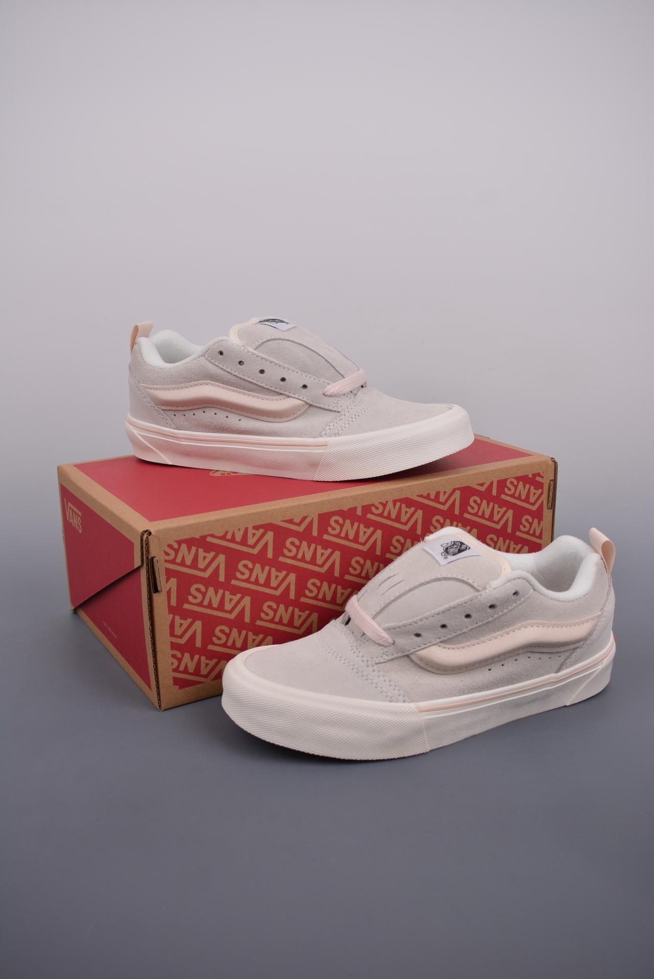 运动鞋, Vans, Knu Skool - Vans Classics Knu Skool 面包鞋 粉色 货号：VN0009QCPNK