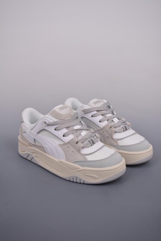 运动鞋, 板鞋, 休闲板鞋, PUMA - PUMA Night Rider 低帮休闲板鞋 防滑耐磨 灰色 货号: 393288 01LF 尺码: 35 36 36.5 37.5 38 38.5 39 40 40.5 41 42 42.5 43 44 45