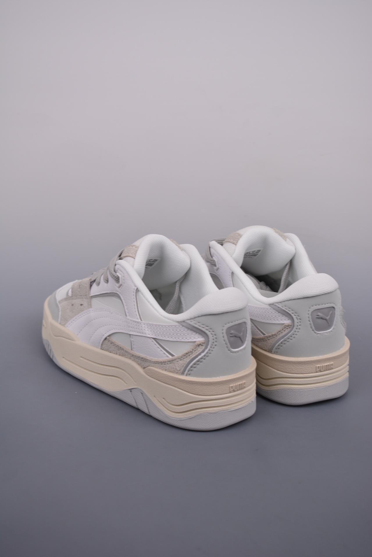 运动鞋, 板鞋, 休闲板鞋, PUMA - PUMA Night Rider 低帮休闲板鞋 防滑耐磨 灰色 货号: 393288 01LF 尺码: 35 36 36.5 37.5 38 38.5 39 40 40.5 41 42 42.5 43 44 45
