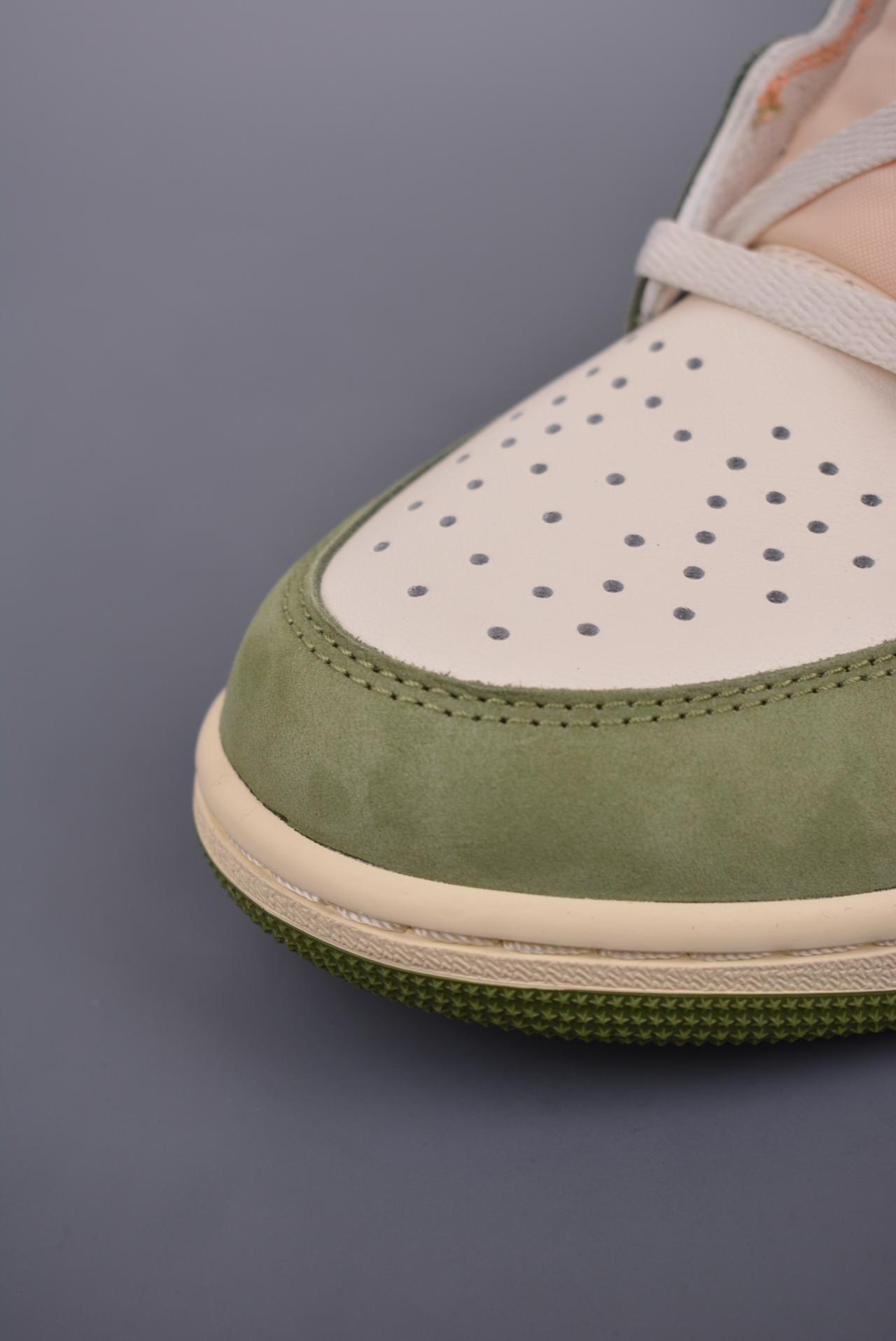 篮球鞋, 球鞋, RO, Celadon, Air Jordan 1 Retro, Air Jordan 1, Air Jordan - Air Jordan 1 Retro Celadon 高帮篮球鞋 橙绿脚趾 货号：FB9934 300CF