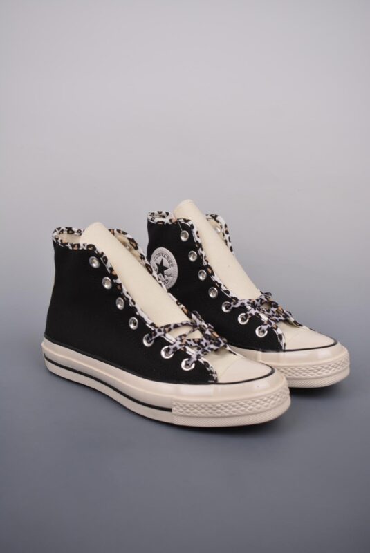 运动鞋, KD, CONVERSE - Converse 1970s 黑白豹纹拼接 高帮鞋 黑白 货号：A05356C