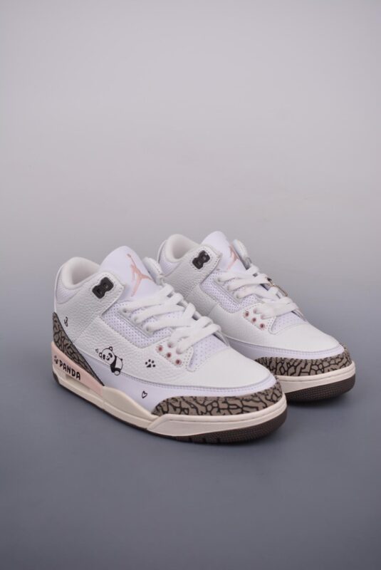 - Air Jordan 3 Retro Low 特殊手绘 高帮篮球鞋 白色 货号: CK9246 102SL