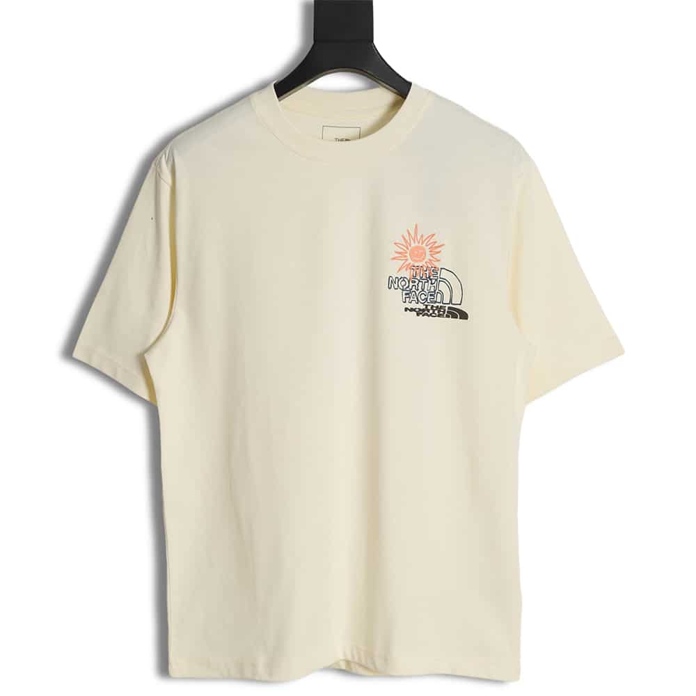 The North Face 北向日葵树徽标拼接印花短袖 T 恤