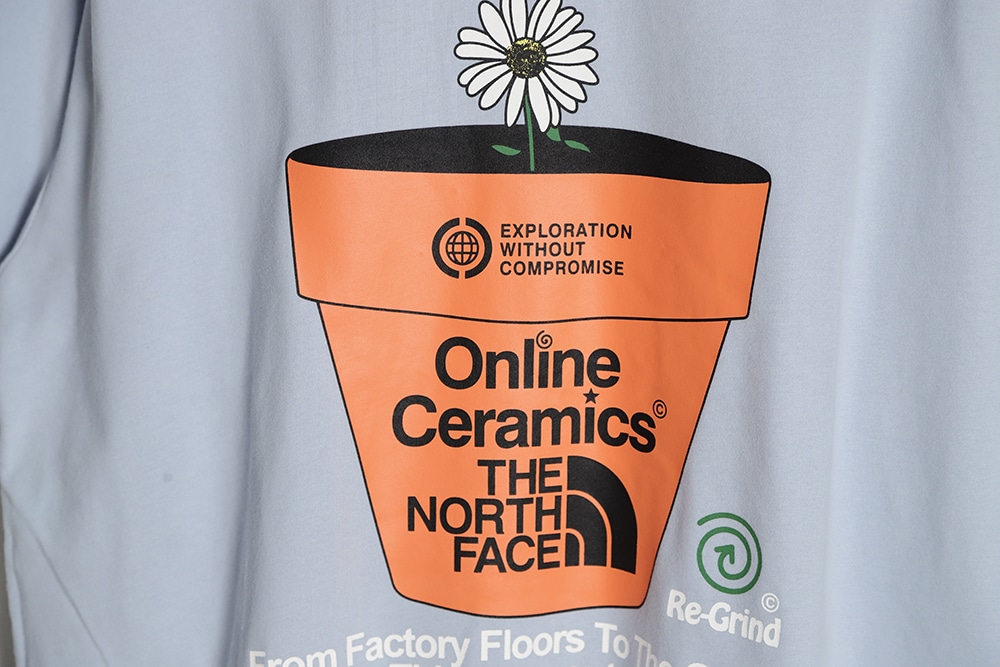 THE NORTH FACE x Online Ceramics 北面联名 UE 系列小雏菊短袖