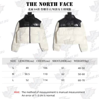 The North Face TNF 84 Jenna Kendou 同款短款女式羽绒服 _CM_3