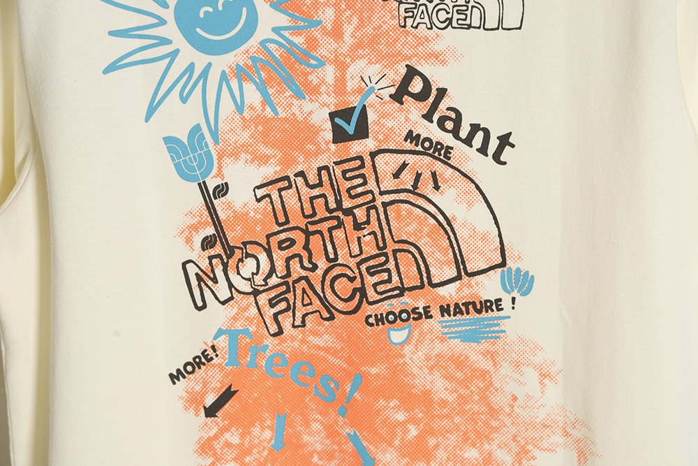 The North Face 北向日葵树徽标拼接印花短袖 T 恤