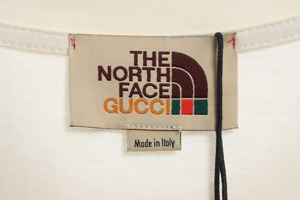 Gucci 合作 North Face 彩色印花短袖