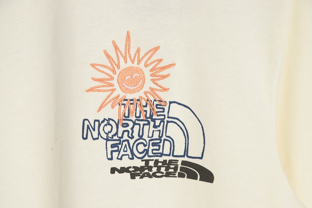 The North Face 北向日葵树徽标拼接印花短袖 T 恤