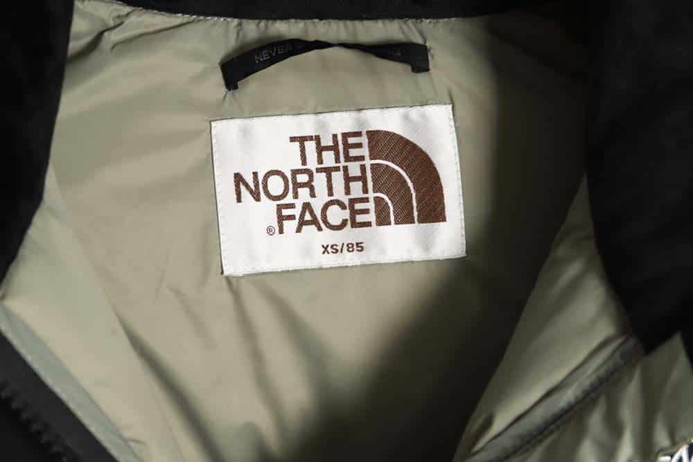 The North Face TNF 23FW 新款 nuptse 1996 光面臂章大格子羽绒服_CM_1