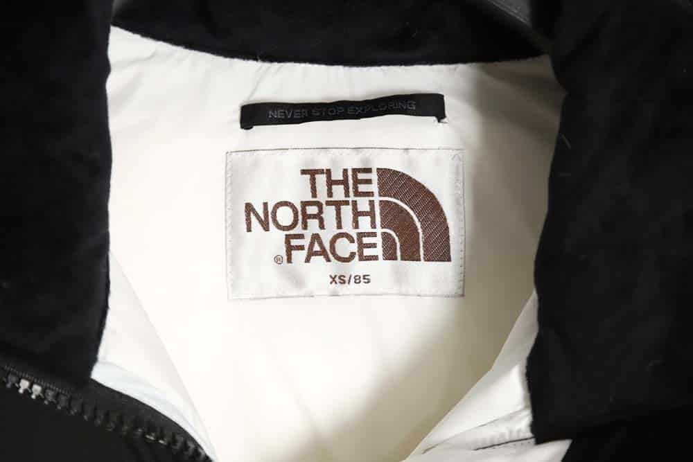 The North Face TNF 23FW 新款 nuptse 1996 光面臂章大格子羽绒服_CM_2