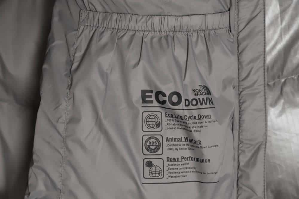 The North Face TNF 23FW 新款 nuptse 1996 光面臂章大格子羽绒服_CM_3