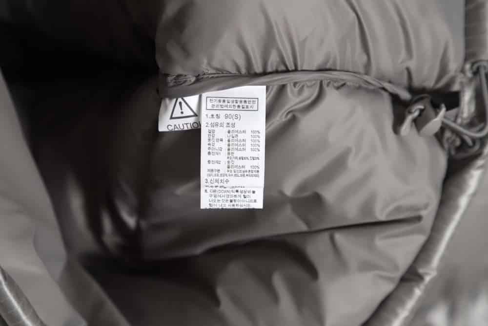 The North Face TNF 23FW 新款 nuptse 1996 光面臂章大格子羽绒服_CM_3