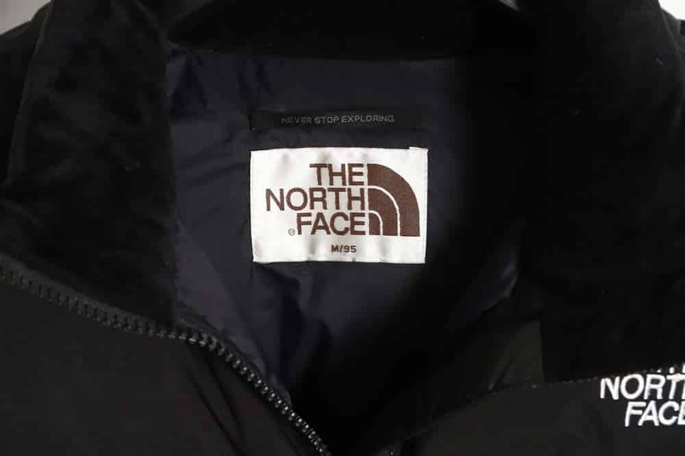 The North Face TNF 23FW 新款 nuptse 1996 光面臂章大格子羽绒服_CM_4