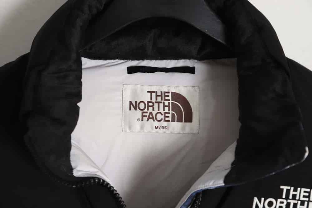 The North Face TNF North Face Nuptse 1996 大格子地球印花羽绒服
