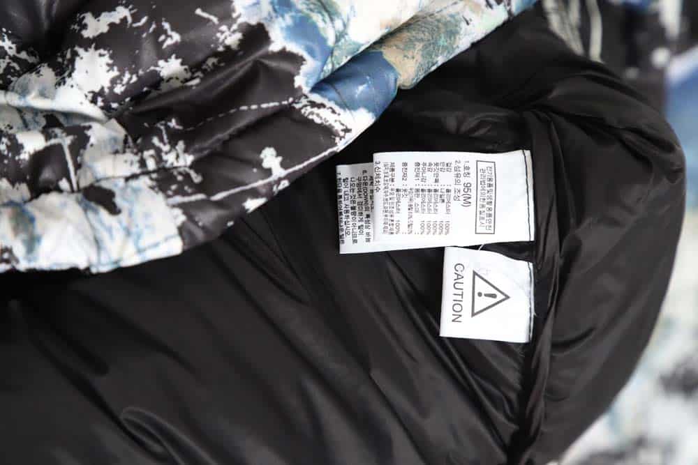 The North Face TNF North Face Nuptse 1996 大格子地球印花羽绒服_CM_1