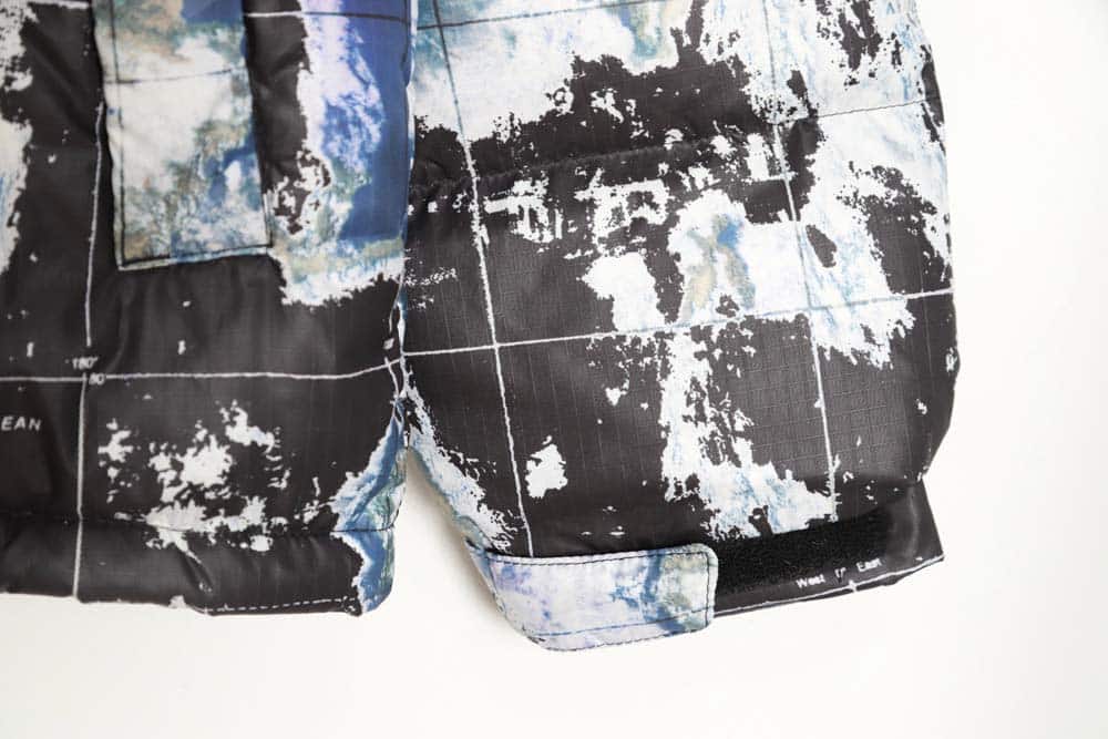 The North Face TNF North Face Nuptse 1996 大格子地球印花羽绒服_CM_1
