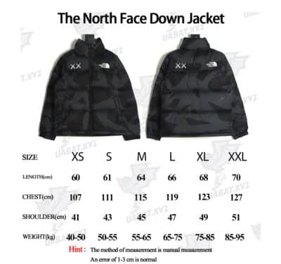 The North Face KAWS 联名 1996 美版羽绒服 TSK1