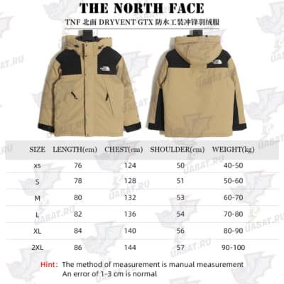 The North Face TNF North Face DRYVENT Gore-tex 防水工作服 Charge 羽绒服