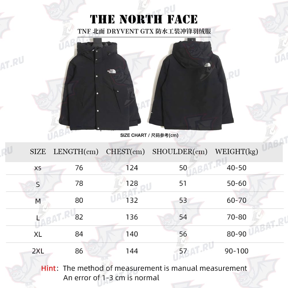 The North Face TNF North Face DRYVENT Gore-tex 防水工作服 Charge 羽绒服_CM_4