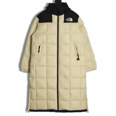 The North Face X kaws22S LHOTSE 格子长款羽绒服