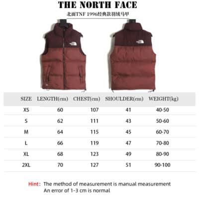 THE NORTH FACE 1996 经典羽绒马甲