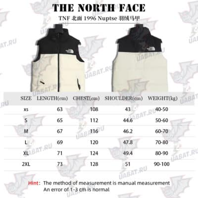 The North Face 1996 经典羽绒马甲