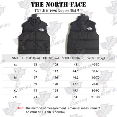 The North Face 1996 经典羽绒马甲