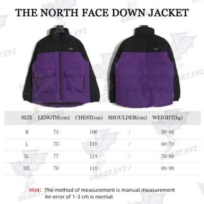 The North Face 拼接撞色大口袋功能风羽绒服