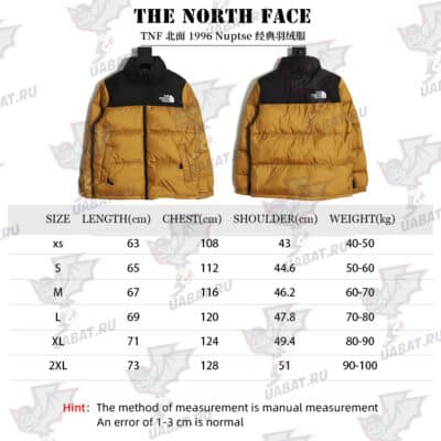 The North Face 1996 Nuptse 经典羽绒服