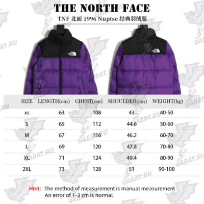 The North Face 1996 Nuptse 经典羽绒服