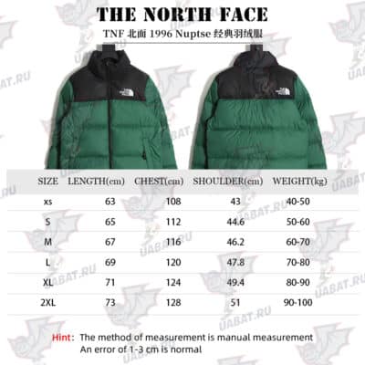 The North Face 1996 Nuptse 经典羽绒服