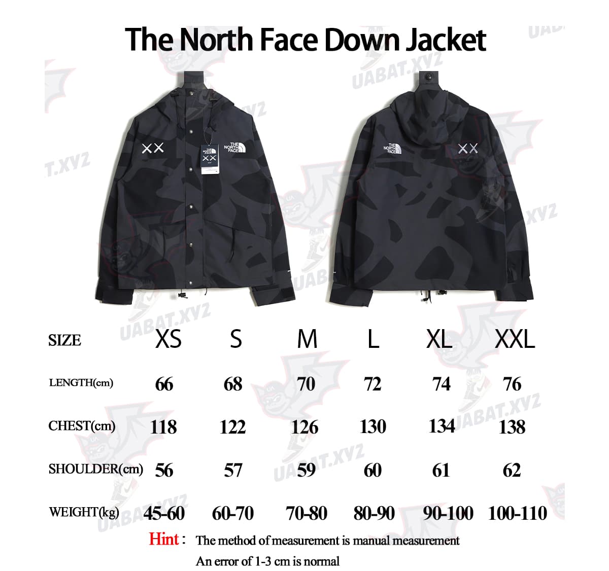 TNF TK0519230312 0245 - THE NORTH FACE x XX KAWS 联名 FW22 户外拼色硬壳连帽外套 TSK1