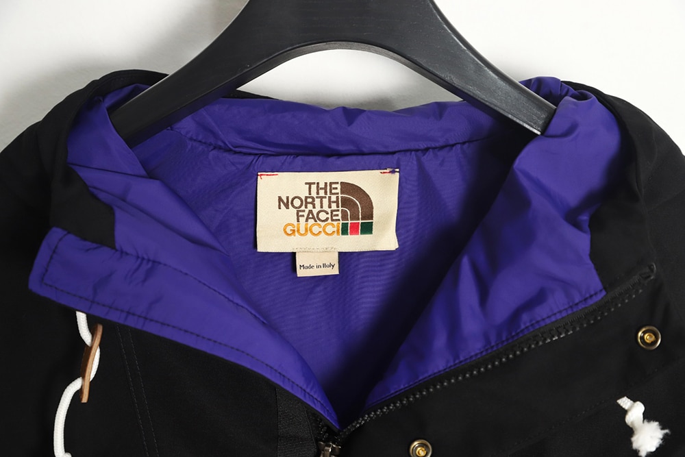 THE NORTH FACE x GUCCI 联名系列拼色棉外套
