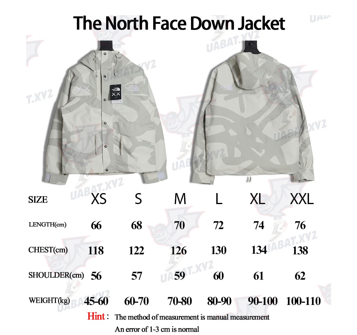 TNF TK0523230312 a42d - THE NORTH FACE x XX KAWS 联名 FW22 户外拼色硬壳连帽外套