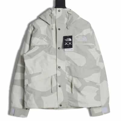 THE NORTH FACE x XX KAWS 联名 FW22 户外拼色硬壳连帽外套