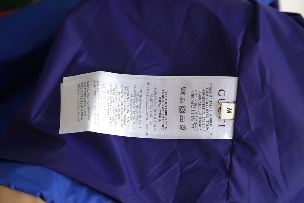 THE NORTH FACE x GUCCI 联名系列拼色棉外套