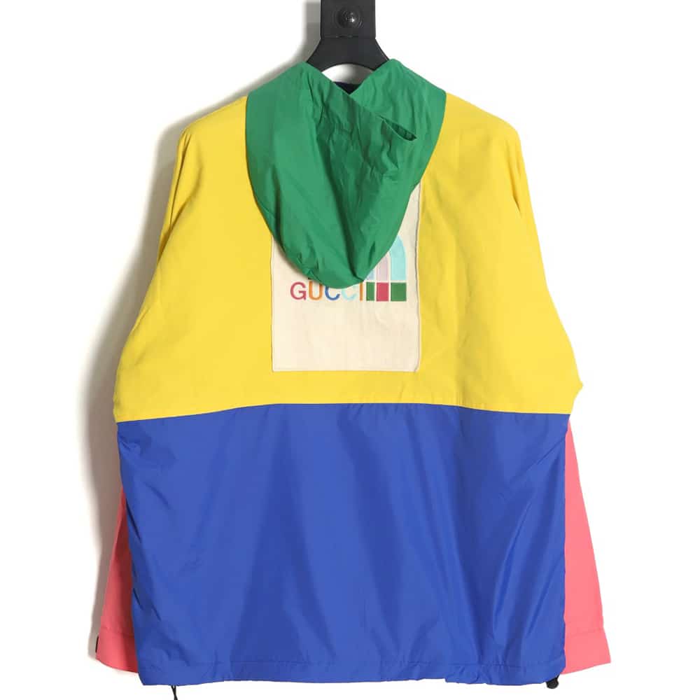 THE NORTH FACE x GUCCI 联名系列拼色棉外套