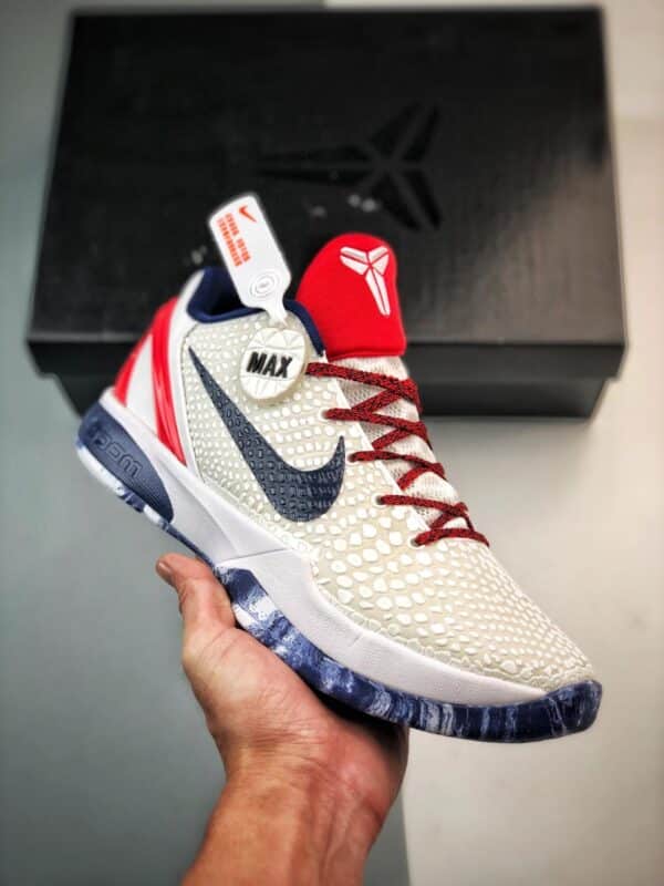 运动鞋, 篮球鞋, 球鞋, PE, Nike, Kobe - Nike Zoom Kobe 6 PEs "Team USA" 科比六代 高帮篮球鞋 白蓝红 货号：未提及